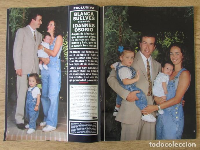 Colecionismo da Revista &iexcl;Hola!: RECORTE HOLA 2815 1998 BLANCA SUELVES Y IOANNES OSORIO. PORTADA Y 7 P&Aacute;GS