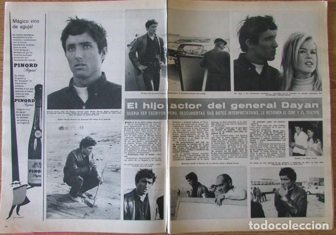 Collezionismo di Rivista &iexcl;Hola!: RECORTE HOLA 1236 1968 HASSAF DAYAN, KATIA KRISTINA.