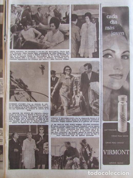 Colecionismo da Revista &iexcl;Hola!: RECORTE REVISTA HOLA 1030 1964 MISS ESPA&Ntilde;A MAR&Iacute;A JOS&Eacute; ULLA MADRO&Ntilde;O, SORAYA