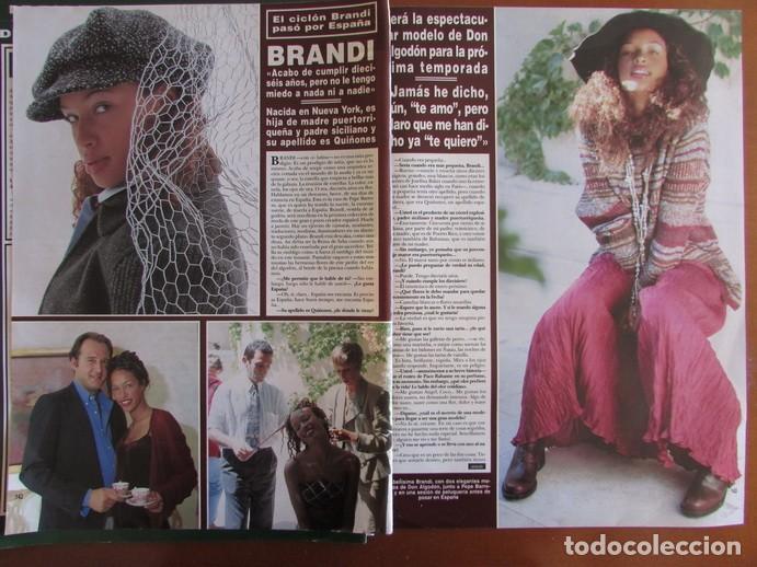 Collezionismo di Rivista &iexcl;Hola!: RECORTE REVISTA HOLA 2600 1994 BRANDI QUI&Ntilde;ONES 5 P&Aacute;GS