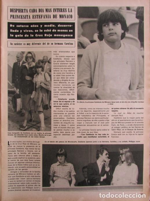 Collezionismo di Rivista &iexcl;Hola!: RECORTE REVISTA HOLA 1828 1979 ESTEFAN&Iacute;A DE M&Oacute;NACO