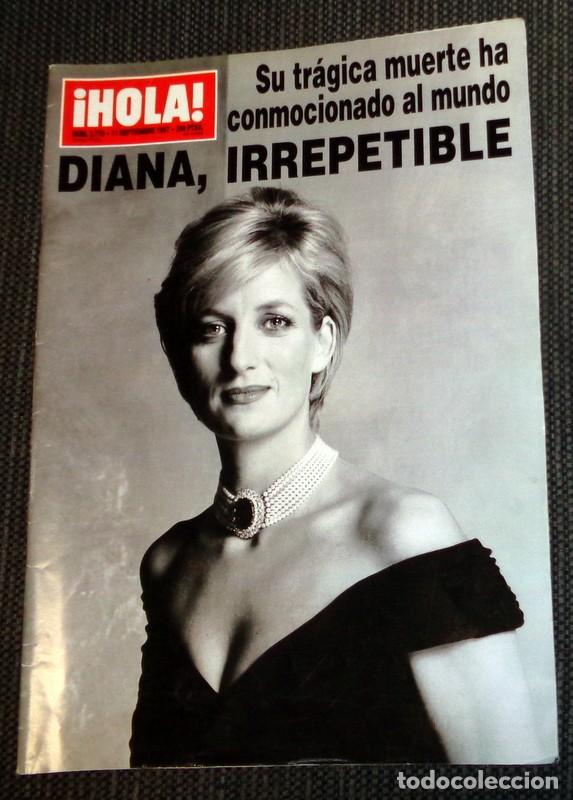 Collezionismo di Rivista &iexcl;Hola!: REVISTA HOLA N&ordm;2770 Septiembre 1997. N&Uacute;MERO ESPECIAL DIANA IRREPETIBLE. MUERTE PRINCESA DIANA GALES
