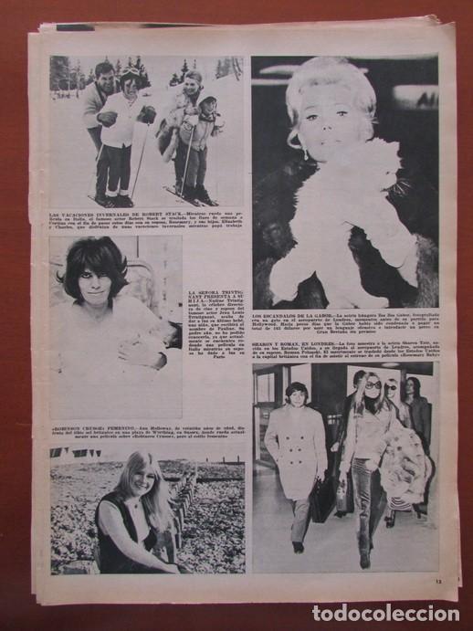 Sammeln von Zeitschriften &iexcl;Hola!: RECORTE REVISTA HOLA 1275 1969 SHARON TATE, POLANSKI, ZSA ZSA GABOR, TED KENNEDY