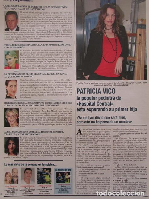 Sammeln von Zeitschriften &iexcl;Hola!: RECORTE REVISTA HOLA 3219 2006 PATRICIA VICO