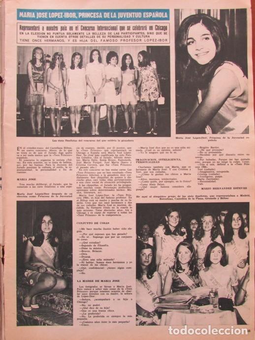 Colecionismo da Revista &iexcl;Hola!: RECORTE REVISTA HOLA 1240 1968 MAR&Iacute;A JOS&Eacute; L&Oacute;PEZ-IBOR, PRINCESA DE LA JUVENTUD ESPA&Ntilde;OLA