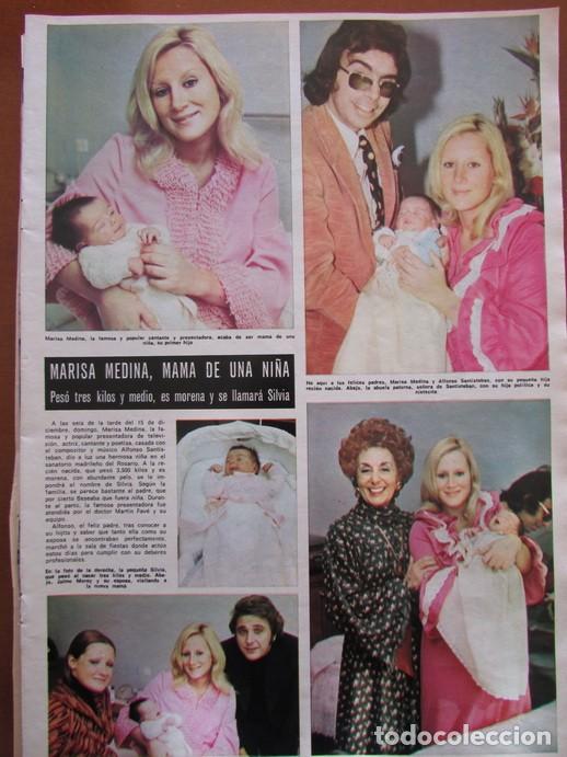 Colecionismo da Revista &iexcl;Hola!: RECORTE REVISTA HOLA 1582 1974 MARISA MEDINA. PUBLICIDAD PONCHE OSBORNE