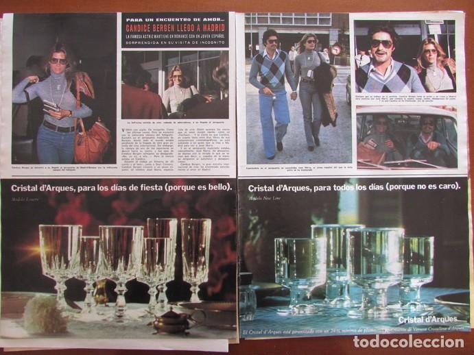 Colecionismo da Revista &iexcl;Hola!: RECORTE REVISTA HOLA 1582 1974 CANDICE BERGEN