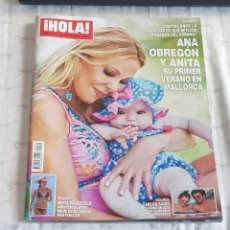Coleccionismo de Revista Hola: REVISTA HOLA, Nº 4124, 16 AGOSTO 2023, ANA OBREGÓN Y ANITA, CARLOS SAINZ, ALGO ARRUGADA.