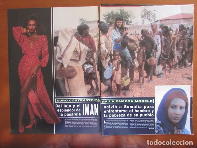 Colecionismo da Revista &iexcl;Hola!: RECORTE HOLA 2516 1992 MODELO IMAN 6 P&Aacute;GS