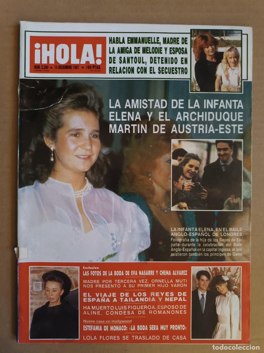 Coleccionismo de Revista Hola: REVISTA HOLA N&ordm; 2260 A&Ntilde;O 1987. FERNANDO ALLENDE. MELODIE. ORNELLA MUTI. STEFFI GRAF. TERRI GABER.