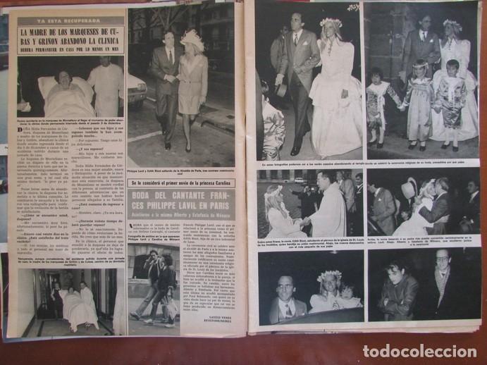 Coleccionismo de Revista Hola: RECORTE HOLA 2054 1984 BODA PHILIPPE LAVIL