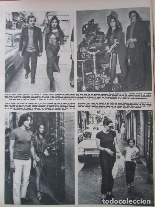 Coleccionismo de Revista Hola: RECORTE HOLA 1363 1970 PASCALE PETIT, ISABELLA ROSSELLINI, CHRISTIAN DE SICA. MARGARET LEE.