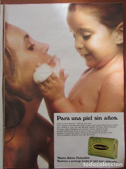 Sammeln von Zeitschriften &iexcl;Hola!: RECORTE HOLA 1476 1972 JAB&Oacute;N PALMOLIVE. COMPRESAS MIMOSEPT