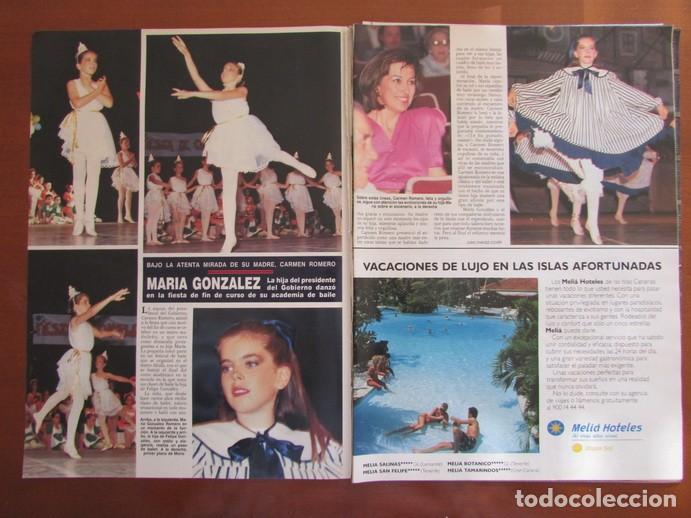 Sammeln von Zeitschriften &iexcl;Hola!: RECORTE REVISTA HOLA N.&ordm; 2343 1989 MAR&Iacute;A GONZ&Aacute;LEZ ROMERO