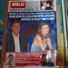 Coleccionismo de Revista Hola: REVISTA HOLA NUMERO 2861 CAYETANO MARTINEZ DE IRUJO Y MAR FLORES