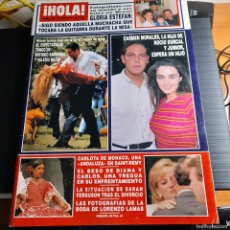 Coleccionismo de Revista Hola: REVISTA HOLA NUMERO 2705 ANTONIO BANDERAS Y VALERIA MAZZA, CARMEN MORALES