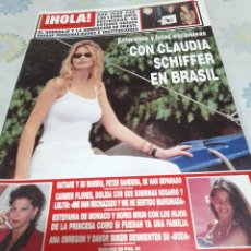 Coleccionismo de Revista Hola: REVISTA HOLA NUMERO 2750 CLAUDIA SCHIFFER EN BRASIL