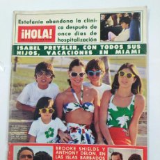 Coleccionismo de Revista Hola: REVISTA ¡HOLA! Nº 2121. 20 ABRIL 1985. ISABEL PREYSLER VACACIONES MIAMI. TDKR68