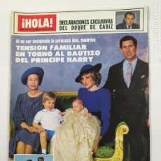 Coleccionismo de Revista Hola: REVISTA ¡HOLA! Nº 2107. 12 ENERO 1985. BAUTIZO PRINCIPE HARRY INGLATERRA. TDKR68