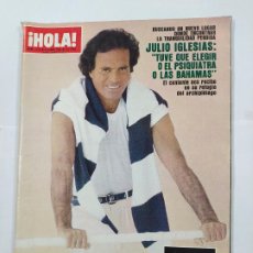 Coleccionismo de Revista Hola: REVISTA ¡HOLA! Nº 2131. 29 JUNIO 1985. JULIO IGLESIAS ENTREVISTA. TDKR68