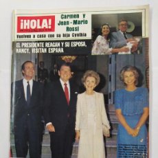 Coleccionismo de Revista Hola: REVISTA ¡HOLA! Nº 2125. 18 MAYO 1985. PRESIDENTE REAGAN Y ESPOSA VISITAN ESPAÑA. REYES. TDKR68