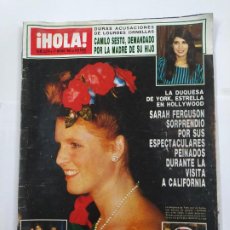 Coleccionismo de Revista Hola: REVISTA ¡HOLA! Nº 2274. 17 MARZO 1988. LA DUQUESA DE YORK ESTRELLA EN HOLLYWOOD. TDKR68