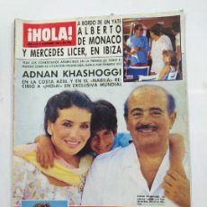 Coleccionismo de Revista Hola: REVISTA ¡HOLA! Nº 2193. 2 SEPTIEMBRE 1986. ADNAN KHASHOGGI EN LA COSTA AZUL. TDKR68