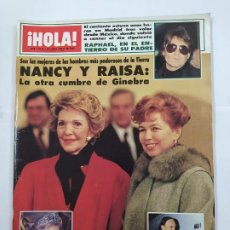 Coleccionismo de Revista Hola: REVISTA ¡HOLA! Nº 2154. 7 DICIEMBRE 1985. NANCY Y RAISA. TDKR68