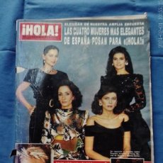 Coleccionismo de Revista Hola: ¡HOLA! Nº 2210 DICIEMBRE 1986 ISABEL PRESLEY, DUQUESA DE FERIA, MARISA DE BORBÓN Y MARINA DANCO