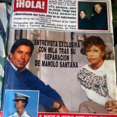 Coleccionismo de Revista Hola: REVISTA HOLA Nº 2215 AÑO 1987. NASTASSIA KINSKI. LORENZO LAMAS. MANOLO SANTANA Y MILA. PRIN.FELIPE.