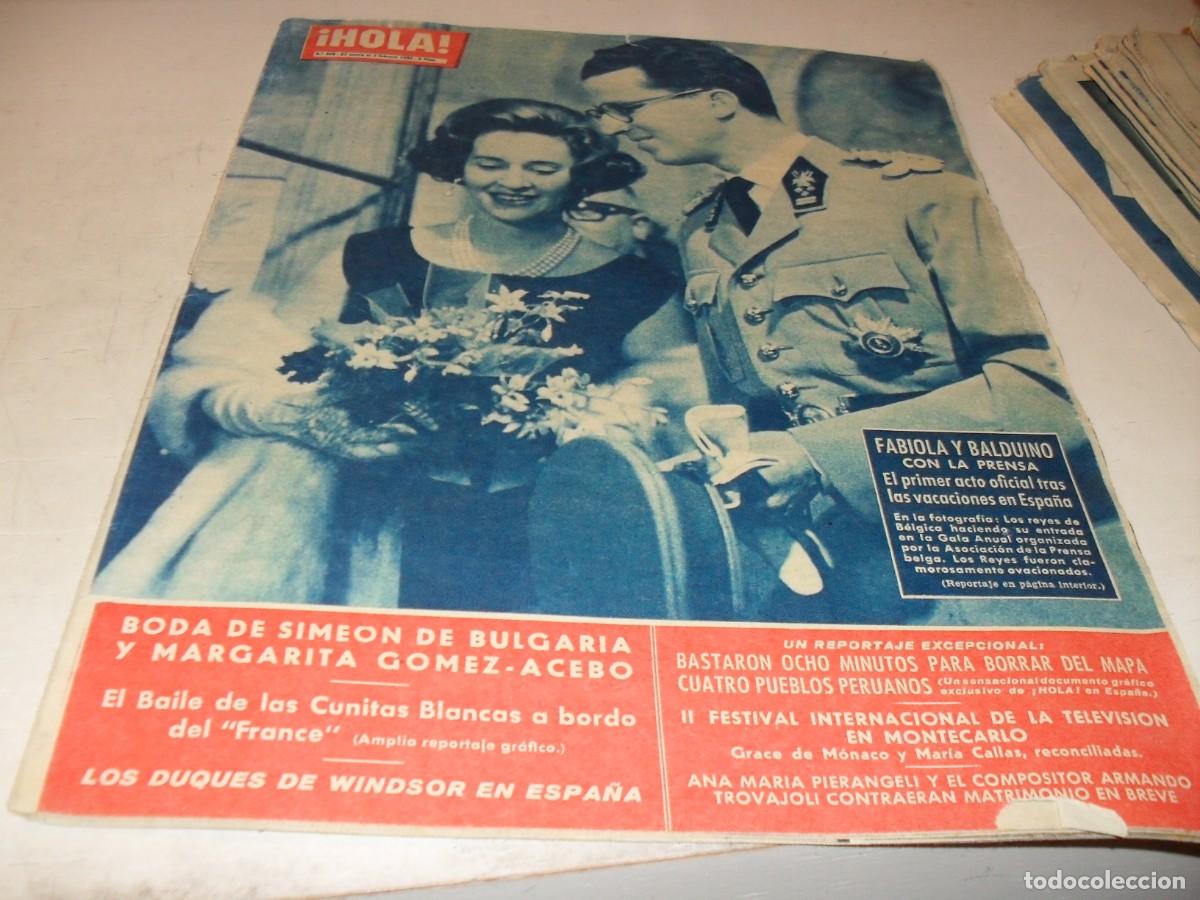 Coleccionismo de Revista Hola: HOLA N&ordm; 909 EN PORTADA E INTERIOR FABIOLA Y BALDUINO,1944 - Foto 1