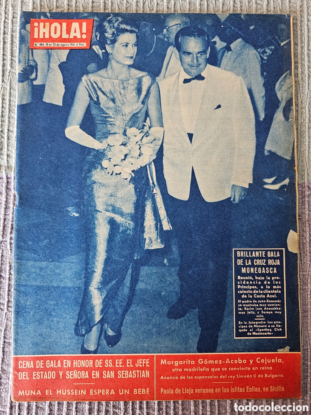 Sammeln von Zeitschriften &iexcl;Hola!: REVISTA HOLA 886 1961 GRACIA DE M&Oacute;NACO. MARGARITA GOMEZ-ACEBO. MARIA CALLAS, ELSA MARTINELLI