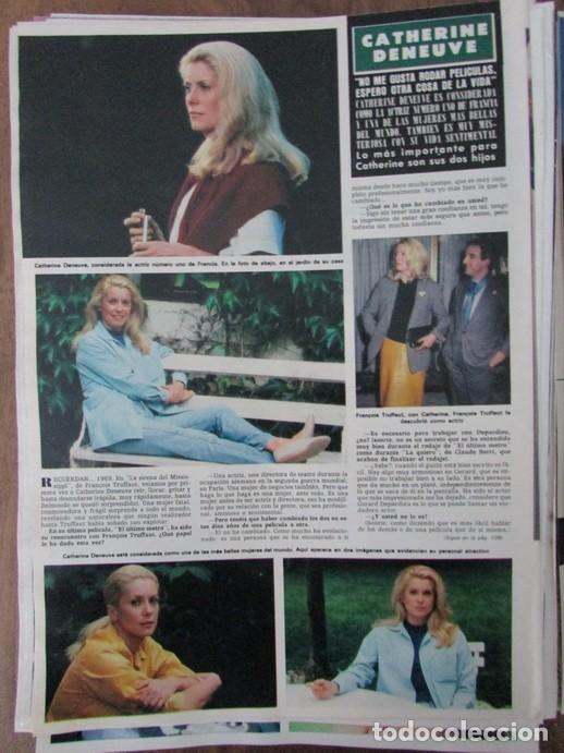 Collezionismo di Rivista &iexcl;Hola!: RECORTE REVISTA HOLA 1890 1980 CATHERINE DENEUVE