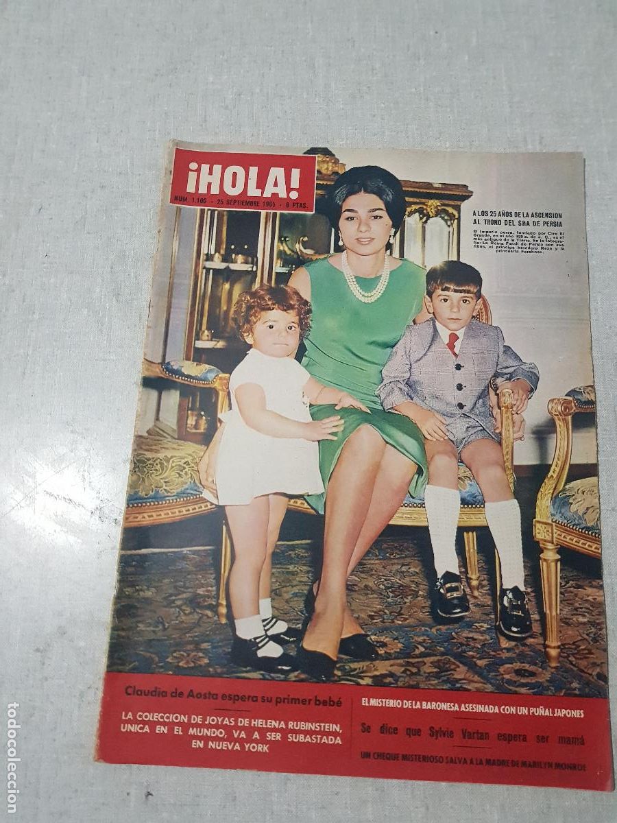Coleccionismo de Revista Hola: HOLA REVISTA,N&ordm;1100 -1965