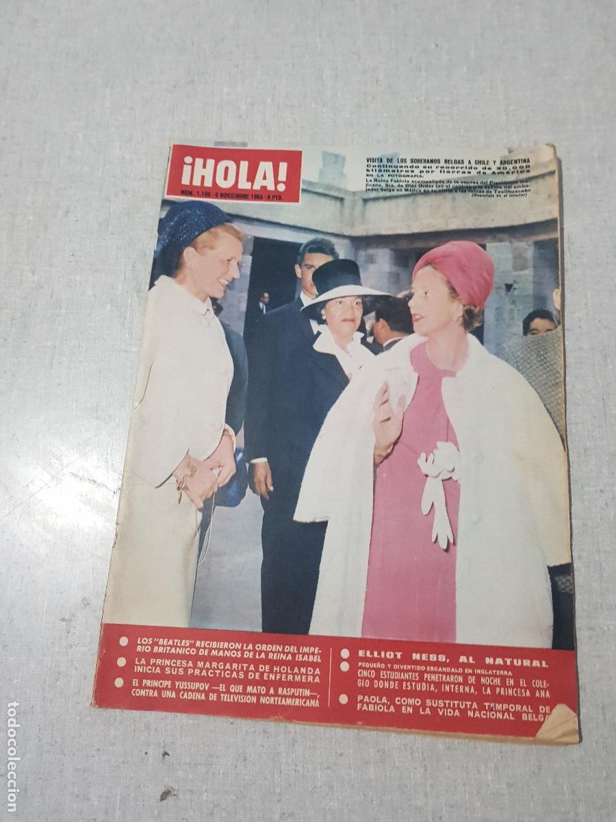 Coleccionismo de Revista Hola: HOLA REVISTA,N&ordm;1106 -1965