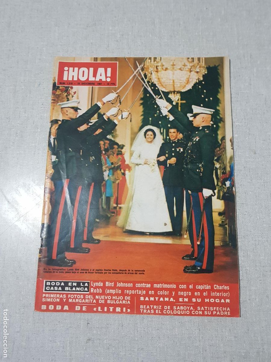 Coleccionismo de Revista Hola: HOLA REVISTA,N&ordm;1.216 -1967