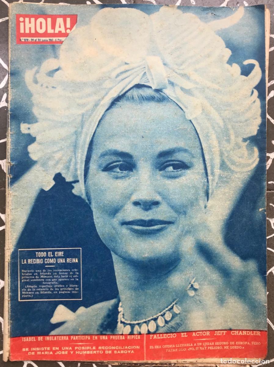 Coleccionismo de Revista Hola: Rev. &iexcl;HOLA! - Junio 1961 - FRANCO, maniobras navales - GRACE KELLY, FARAH DIBA, Artistas, realeza...