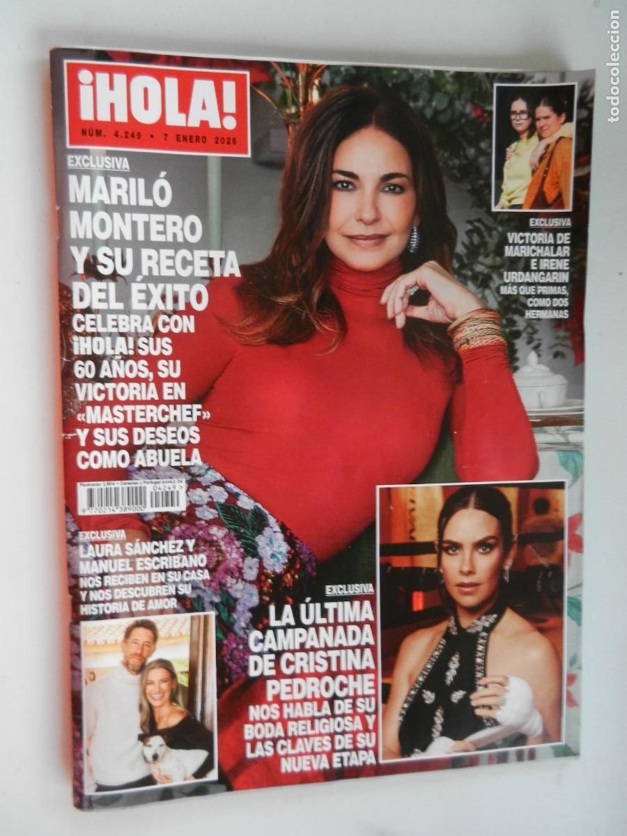 Coleccionismo de Revista Hola: HOLA REVISTA N&ordm; 4249- 01-2026- MARILO MONTERO - CRISTINA PEDROCHE - MARICHALAR