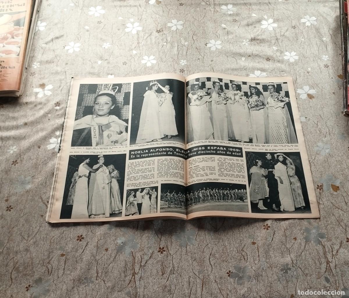 Coleccionismo de Revista Hola: HOLA / MISS ESPA&Ntilde;A 1969, FARAH DIBA, GINA LOLLOBRIGIDA, ELIZABETH TAYLOR, JACQUELINE KENNEDY