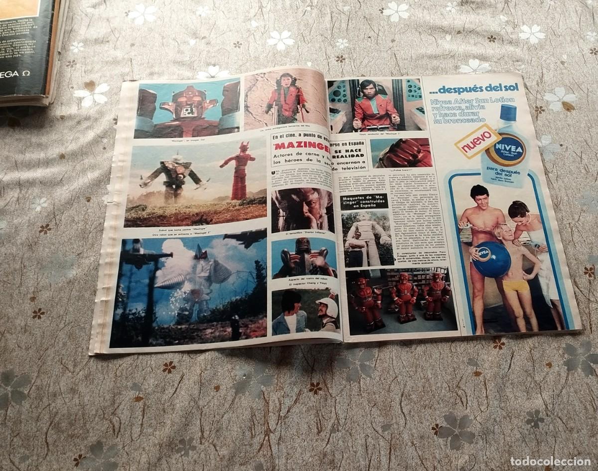 Coleccionismo de Revista Hola: HOLA / MAZINGER Z, ROCIO DURCAL, OLIVIA NEWTON JOHN, JOSE VELEZ, PAUL ANKA, TWIGGY