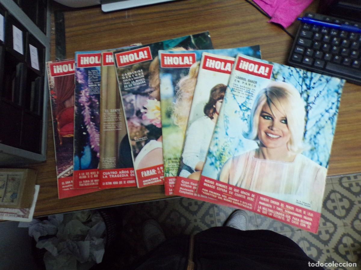 Coleccionismo de Revista Hola: lote de 7 Revistas !Hola! 1967 1966