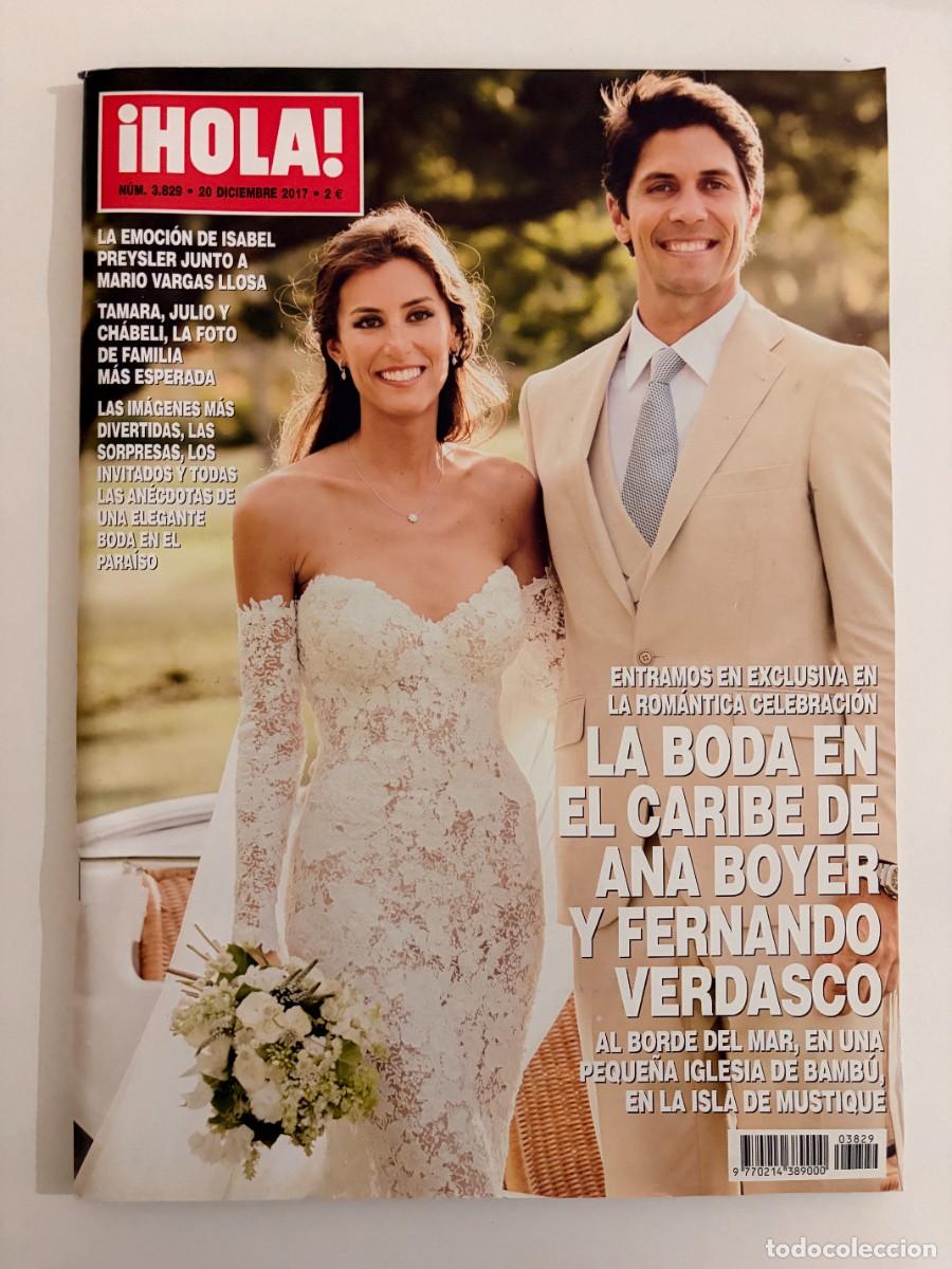 Coleccionismo de Revista Hola: &iexcl;HOLA! N&ordm; 3829. DICIEMBRE 2017. LA EMOCI&Oacute;N DE ISABEL PREYSLER JUNTO A MARIO VARGAS LLOSA. LEER