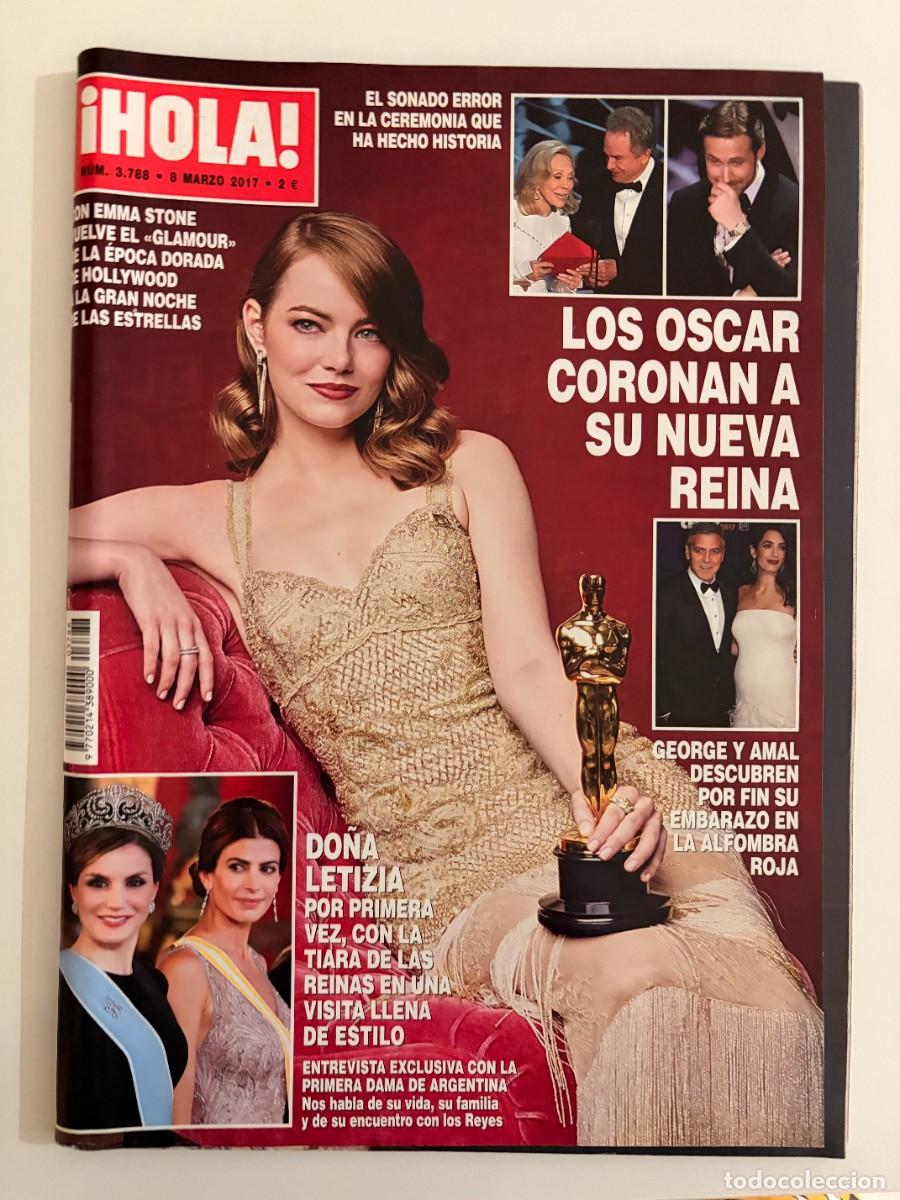 Coleccionismo de Revista Hola: &iexcl;HOLA! N&ordm; 3788. MARZO 2017. CON EMMA STONE VUELVE EL &laquo;GLAMOUR&raquo; DE LA &Eacute;POCA DORADA DE HOLLYWOOD. LEER