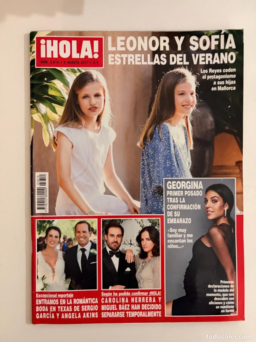 Coleccionismo de Revista Hola: &iexcl;HOLA! N&ordm; 3810. AGOSTO 2017.LEONOR Y SOF&Iacute;A,ESTRELLAS DEL VERANO,LOS REYES CEDEN EL PROTAGONISMO.LEER