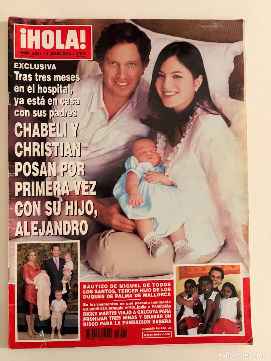 Coleccionismo de Revista Hola: &iexcl;HOLA! N&ordm; 3021. JULIO 2002. EXCLUSIVA: TRAS TRES MESES EN EL HOSPITAL, YA EST&Aacute; EN CASA. LEER