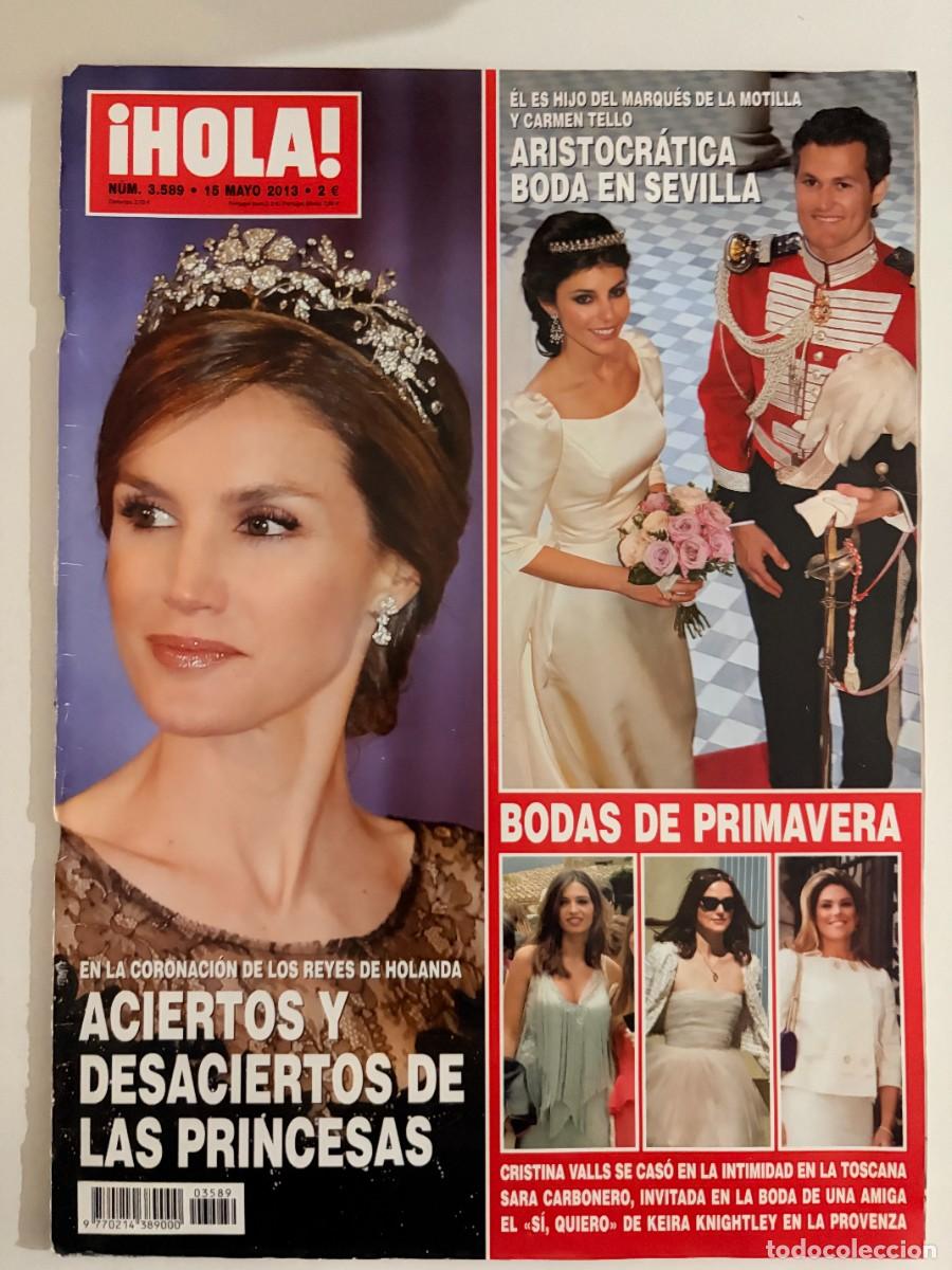 Coleccionismo de Revista Hola: &iexcl;HOLA! N&ordm; 3589. MAYO 2013.ACIERTOS Y DESACIERTOS DE LAS PRINCESAS EN LA CORONACI&Oacute;N DE LOS REYES.LEER