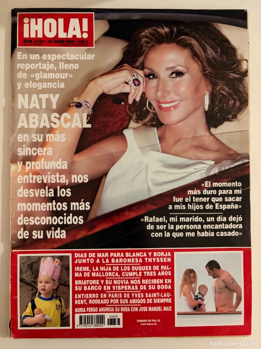 Coleccionismo de Revista Hola: &iexcl;HOLA! N&ordm; 3333. JUNIO 2008. EN UN ESPECTACULAR REPORTAJE, LLENO DE &laquo;GLAMOUR&raquo; Y ELEGANCIA. LEER
