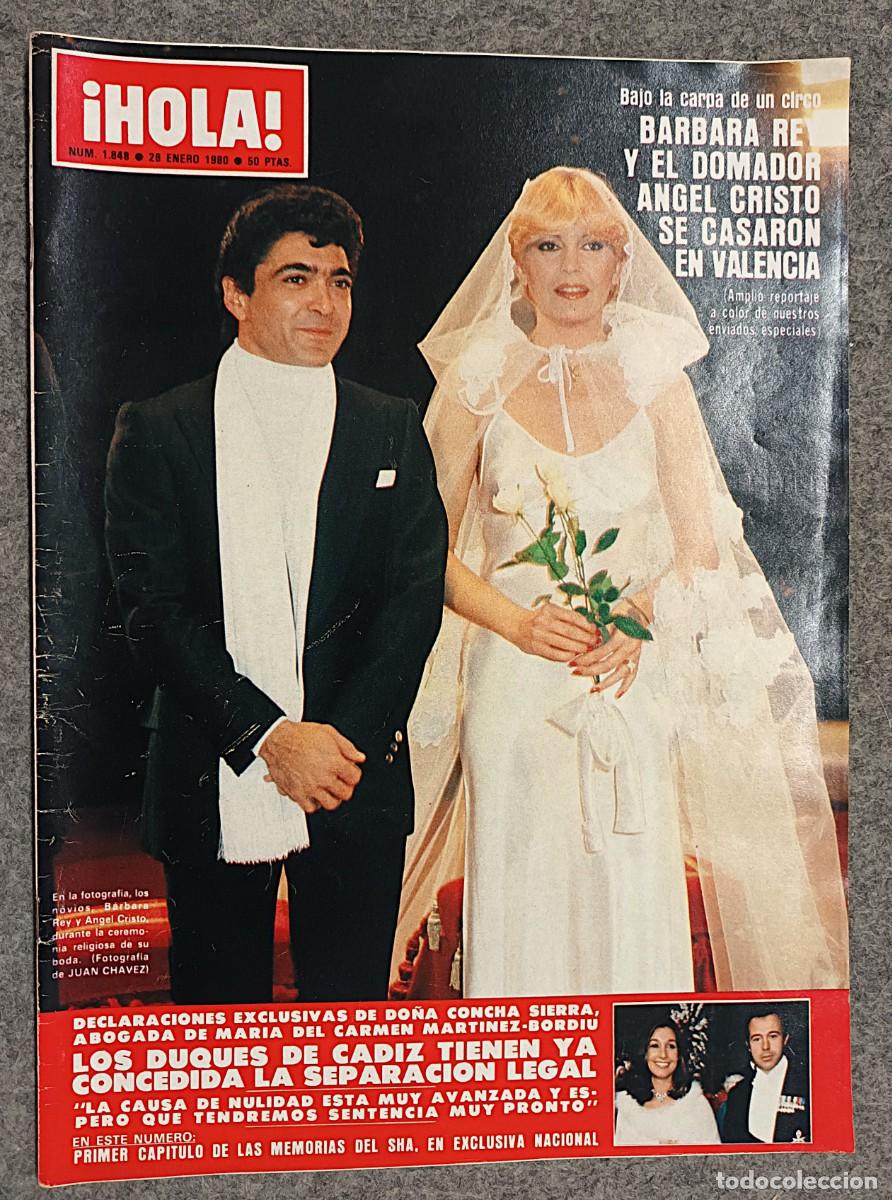 Coleccionismo de Revista Hola: REVISTA &iexcl;HOLA !N &ordm; 1.848 DE 26 DE ENERO DE 1980 : B&Aacute;RBARA REY