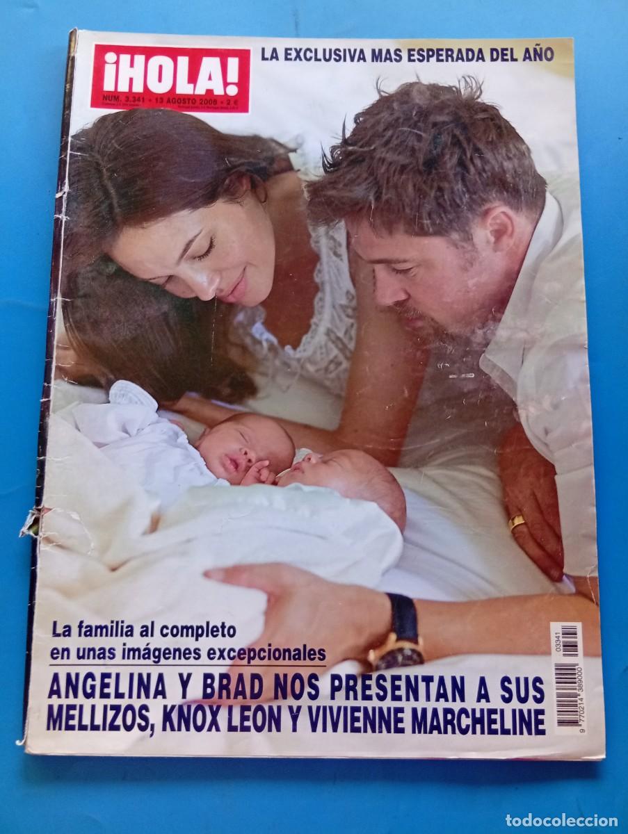 Coleccionismo de Revista Hola: &iexcl;HOLA! N&ordm; 3341. A&Ntilde;O 2008. ANGELINA Y BRAD NOS PRESENTAN A SUS MELLIZOS. BAILE DE LA ROSA. KATE. LEER