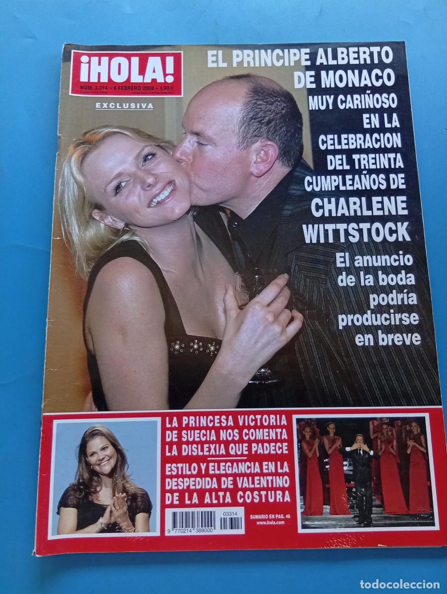 Coleccionismo de Revista Hola: &iexcl;HOLA! N&ordm; 3314. A&Ntilde;O 2008. PRICIPE ALBERTO DE MONACO CARI&Ntilde;OSO CON CHALENE WITTSTOCK. LA ... LEER.